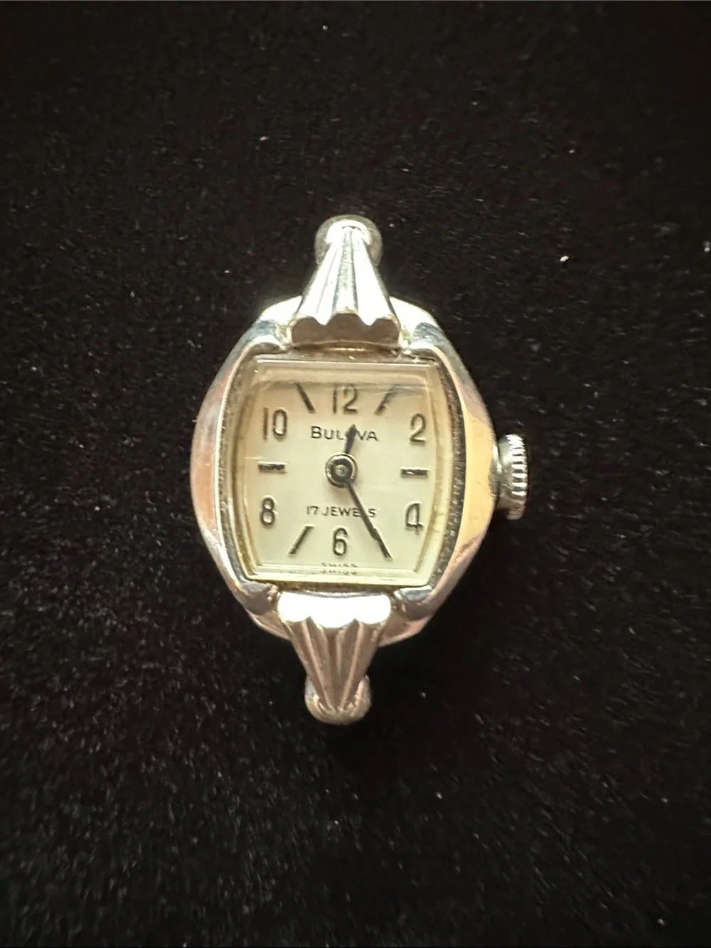 Vintage 1963 Bulova 17 Jewels 10K RGP Mechanical Ladies Cocktail Watch Head